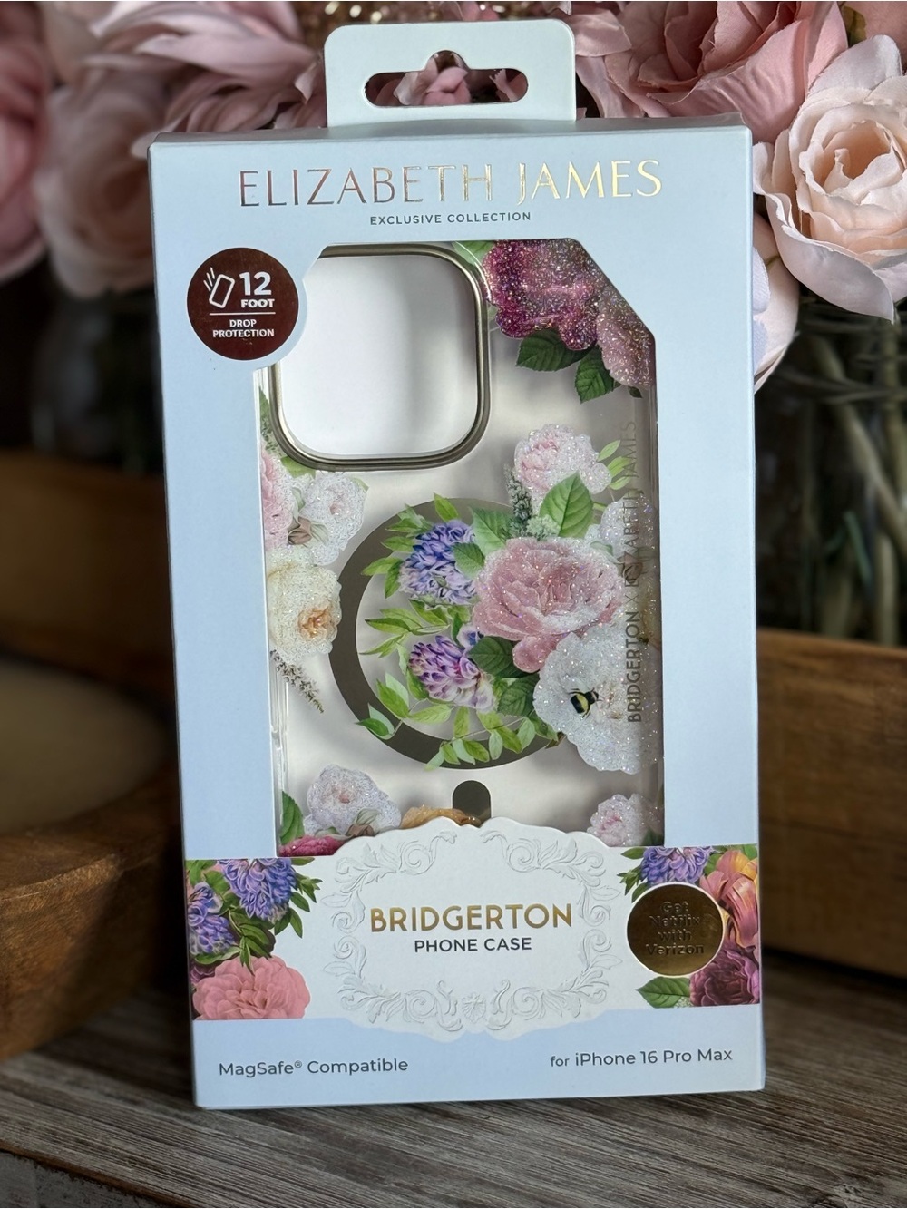 Elizabeth James Bridgerton iPhone 16 Pro Max Case - Privy Garden